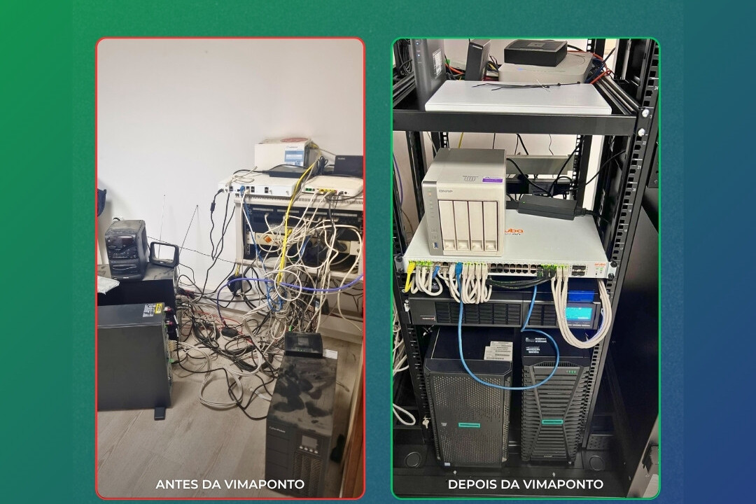 Servidores Vimaponto: Antes e Depois